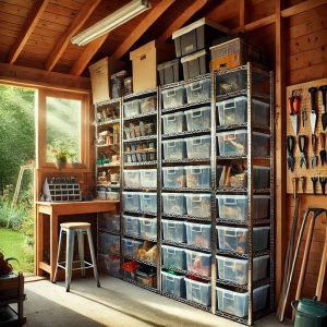 opberg ideeen voor schuur